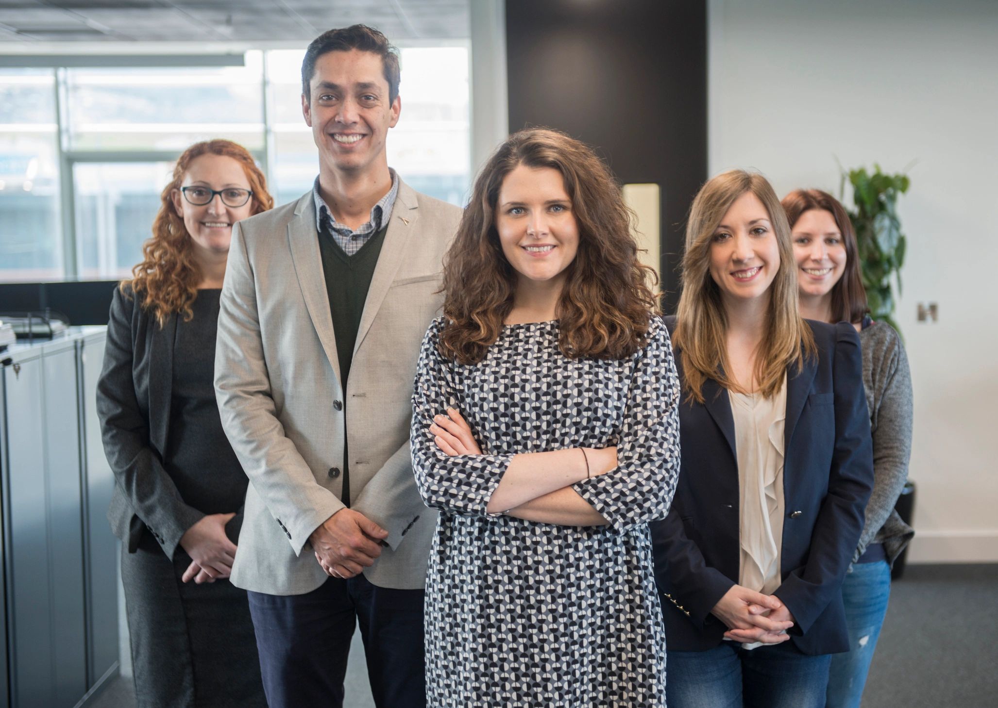 Professional team in an office environment